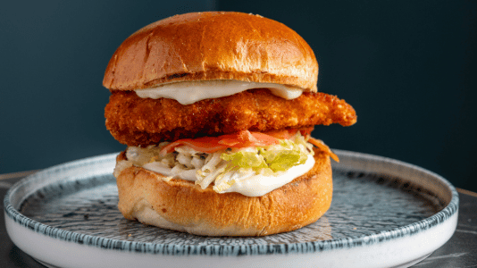 Aioli-chicken Burger