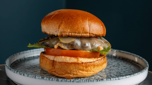 Korean Cheese Burger