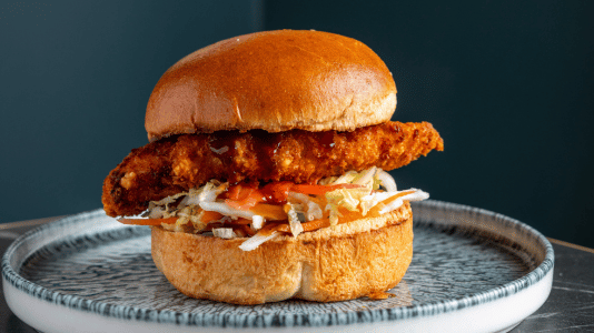 Korean Chicken Burger