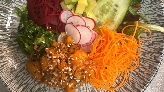 Gochujang pumpkin bowl