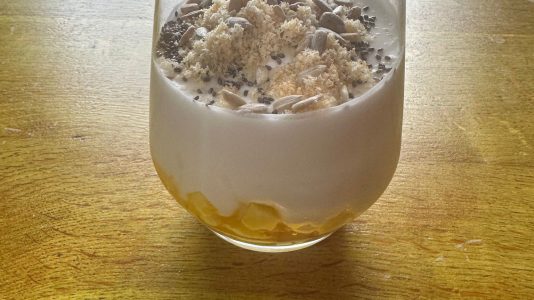 Mango pineapple bowl