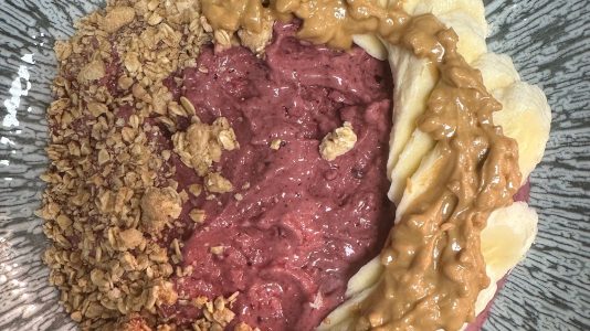 Peanut butter Acai bowl